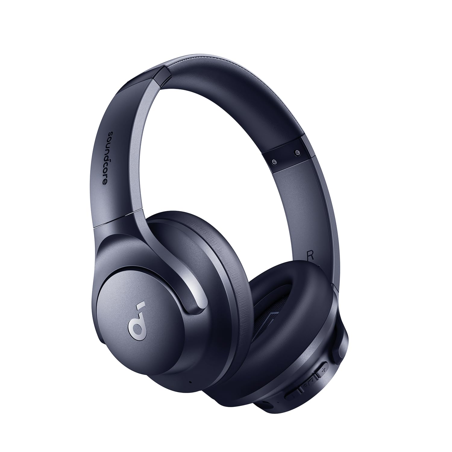Soundcore by Anker Q20i Hybrid Active Noise Cancelling Headphones, Wireless Over-Ear Bluetooth, 40H Long ANC Playtime, Hi-Res Audio, Big Bass, Customize via an App, Transparency Mode (White)