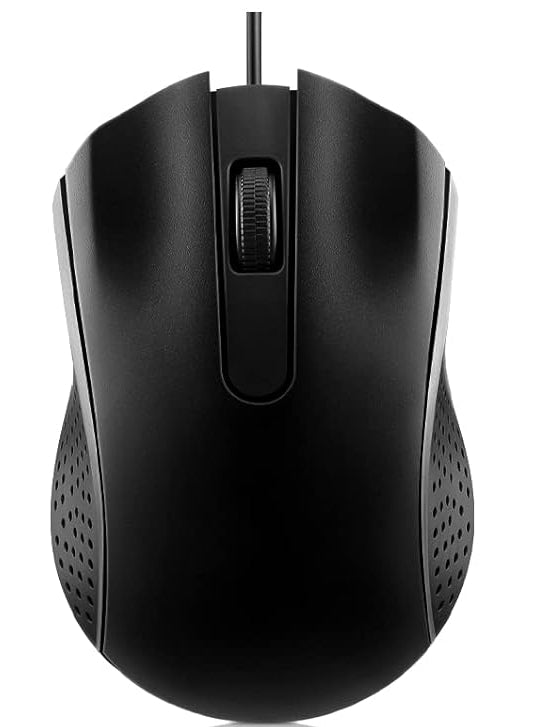 Hoteam 12 Pcs Wired Computer Mouse Bulk Cord USB Computer Mice Ergonomic Wired Mouse for Pcs, Computers, Laptops, Gaming Office Home Supplies(Black)