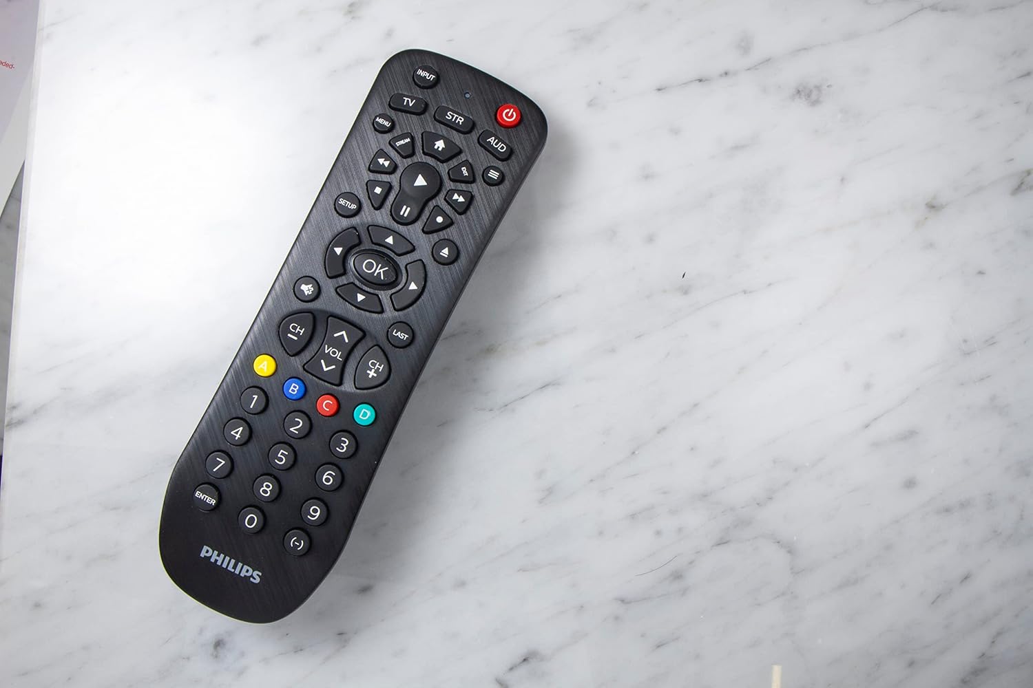 Philips Universal Remote Control, Universal TV Remote Replacement, Samsung TV Remote Control, for Roku Remote Replacement, Vizio, LG, Sony, Apple, 3 Device, Black, SRP9232D/27