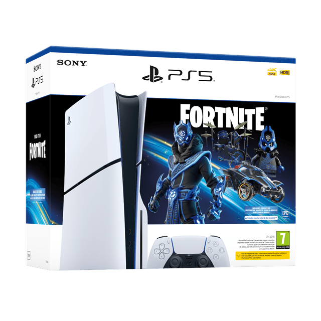 PlayStation 5 Slim Console - Fortnite Cobalt Star Bundle